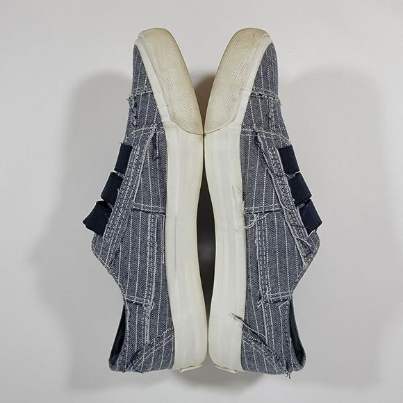 Blowfish Women's Size 8.5M Maura Blue White Striped Casual Sneakers - Picture 3 of 6